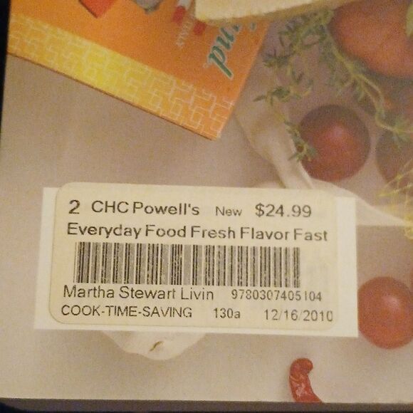 Martha Stewart Fresh Flavor Fast Cookbook Full Color Seasonal Menus Soft Cover - Picture 2 of 10